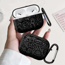 AirPods case with graffiti print – shockproof and stylish