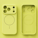 Silicone MagSafe phone case with magnetic alignment for iPhone