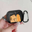 AirPods cover featuring capybara face for all models