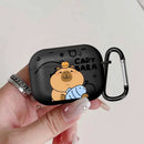 AirPods case with capybara face design – stylish and fun