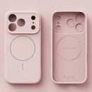 Protective silicone MagSafe phone cover for iPhone 12–17